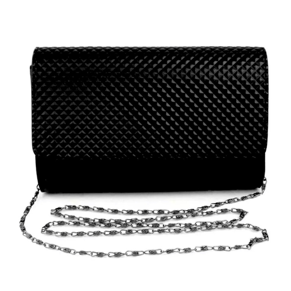 NEIMAN MARCUS Textured Black Purse/Clutch, NEW